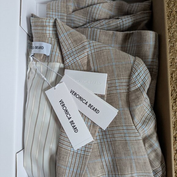 Veronica Beard Plaid Linen Suit - Picture 13 of 16